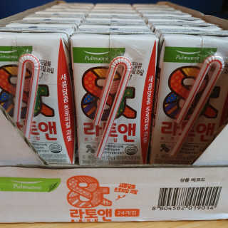 [풀무원녹즙] 어린이 과채음료, 라토앤 트로피칼 1box — 5점을 준 리뷰어가 2020년 10월 올린 사용 사진