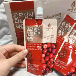자연에온 몽모랑시 타트체리 착즙 100mL 10개입 2BOX — 5점을 준 리뷰어가 2020년 10월 올린 사용 사진