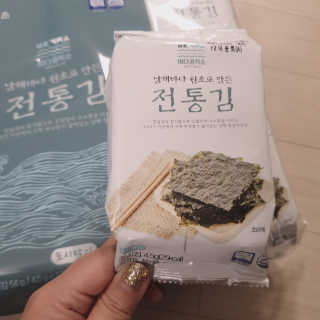 한촌몰 바다공작소 전통김_명품돌김세트 — 5점을 준 리뷰어가 2020년 10월 올린 사용 사진