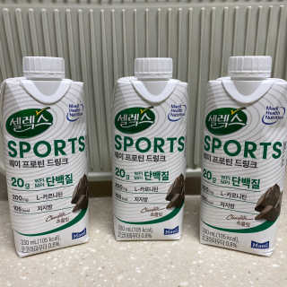 셀렉스스포츠 셀렉스 스포츠 드링크 초콜릿 _ 330ml x 12팩 — 5점을 준 리뷰어가 2020년 11월 올린 사용 사진