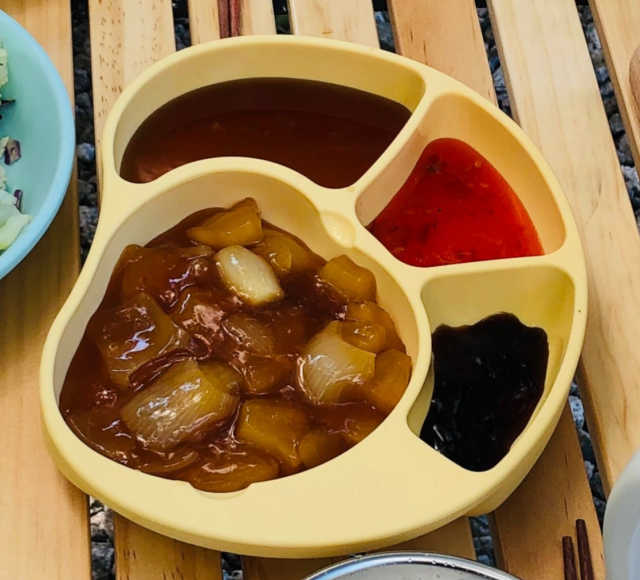 유비맘 캐릭터 실리콘 흡착 식판_색상 랜덤발송 리뷰 사진