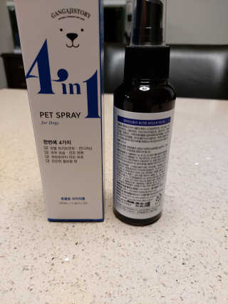 강아지스토리 포인원 모이스처 미스트 100ml — 5점을 준 리뷰어가 2020년 6월 올린 사용 사진