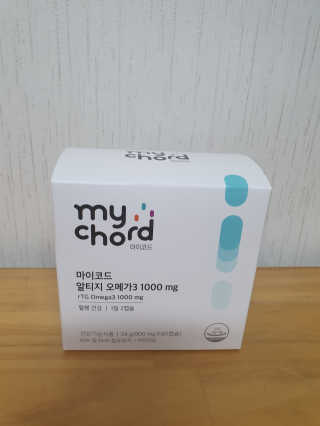 JW중외제약 마이코드 알티지 오메가3 1000 mg — 5점을 준 리뷰어가 2020년 7월 올린 사용 사진