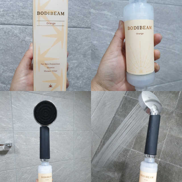 바디빔 비타민 샤워필터 오렌지향 리뷰 사진