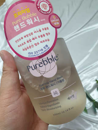 Purebble 당김없이 속촉촉_퓨어블 핸드워시 3종 [랜덤발송] — 5점을 준 리뷰어가 2020년 7월 올린 사용 사진