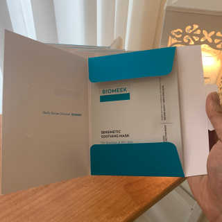 바이오믹 BIOMEEK SENSIMETIC SOOTHING MASK.S — 5점을 준 리뷰어가 2020년 7월 올린 사용 사진