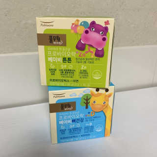 [풀무원베이비밀] 프로바이오락베이비 유산균 SET — 5점을 준 리뷰어가 2020년 10월 올린 사용 사진