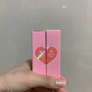 [블랙루즈] 컬러 락 하트 틴트 1+1 — 3.5점을 준 리뷰어가 2020년 7월 올린 사용 사진