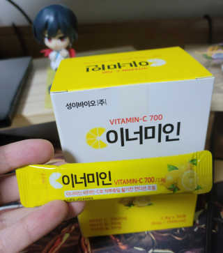 이너미인 VITAMIN-C 700 — 5점을 준 리뷰어가 2020년 9월 올린 사용 사진