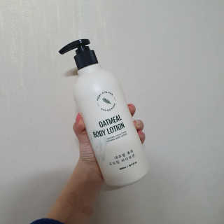 (주)에네스티 내추럴 촉촉  오트밀 바디로션 500ml — 5점을 준 리뷰어가 2020년 4월 올린 사용 사진