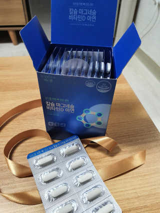 건강한약속 바른 바른 칼슘마그네슘비타민D아연 — 5점을 준 리뷰어가 2020년 5월 올린 사용 사진