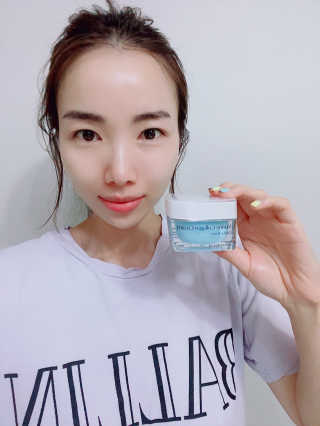 델라본 마린 콜라겐 수분크림 — 5점을 준 리뷰어가 2020년 8월 올린 사용 사진