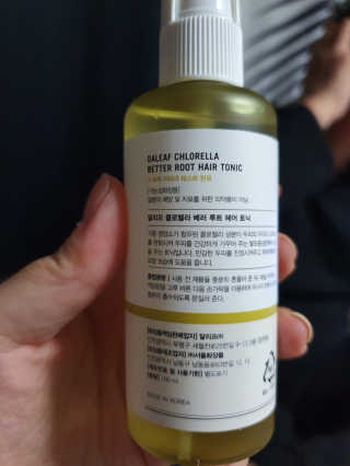 달리프 클로렐라 베러 루트 헤어토닉 100ml — 5점을 준 리뷰어가 2020년 11월 올린 사용 사진