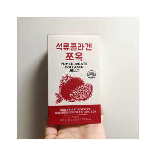 조은약초 석류콜라겐 석류즙 석류쪼옥 젤리 스틱 15포 x 20g — 4.5점을 준 리뷰어가 2020년 9월 올린 사용 사진