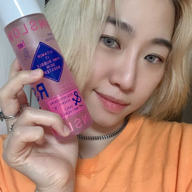 런슬로우 비타민 17 핑크 버블 스킨 부스터 리뷰 사진