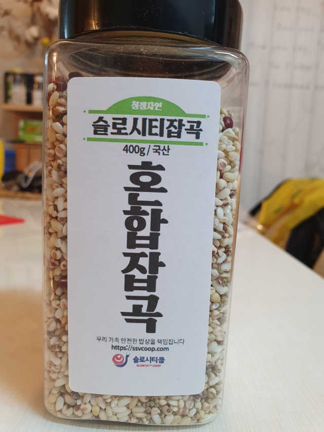[중소기업유통센터 X 우수소상공인] 슬로시티쿱 국내산 혼합잡곡 400g 리뷰 사진