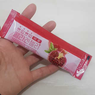 헬스업_쁘띠쁘띠석류콜라겐젤리_20g x 14포 — 5점을 준 리뷰어가 2020년 11월 올린 사용 사진
