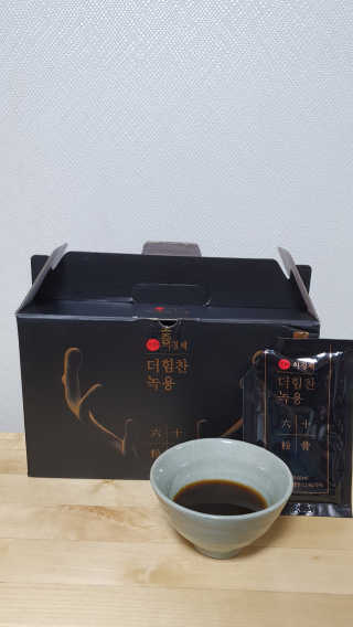 [시즌6] 이경제 더힘찬녹용 1개월분 — 5점을 준 리뷰어가 2020년 6월 올린 사용 사진