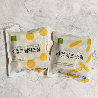 가치식탁 리얼치즈스틱, 리얼크림치즈볼 — 5점을 준 리뷰어가 2020년 6월 올린 사용 사진