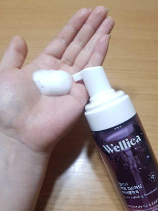 웰리카_V CARE 웰리카 락토 리프레싱 이너클렌저 — 5점을 준 리뷰어가 2020년 12월 올린 사용 사진