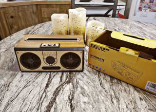 SEVIZ RETRO20W 레트로 블루투스 스피커 — 5점을 준 리뷰어가 2020년 10월 올린 사용 사진