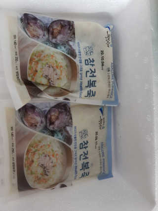 바다는다웰빙이다 완도사랑 전복죽 250g - 2팩 + 전복장조림 2팩 — 3.5점을 준 리뷰어가 2020년 9월 올린 사용 사진