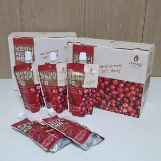 자연에온 몽모랑시 타트체리 착즙 100mL 10개입 2BOX — 5점을 준 리뷰어가 2020년 11월 올린 사용 사진
