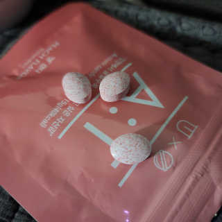 입 냄새 완화에 도움을 주는 에티켓 캔디 복숭아맛 앳캔디 — 4점을 준 리뷰어가 2020년 12월 올린 사용 사진