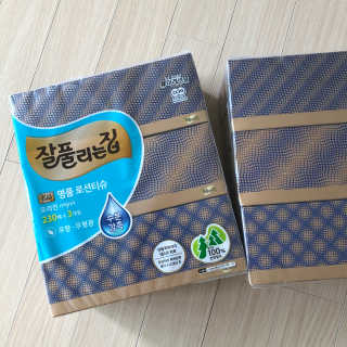 잘풀리는집 부드러운 모이스처 보습 미용 티슈 230매 — 5점을 준 리뷰어가 2020년 9월 올린 사용 사진