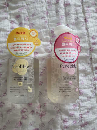 Purebble 당김없이 속촉촉_퓨어블 핸드워시 3종 [랜덤발송] — 5점을 준 리뷰어가 2020년 7월 올린 사용 사진