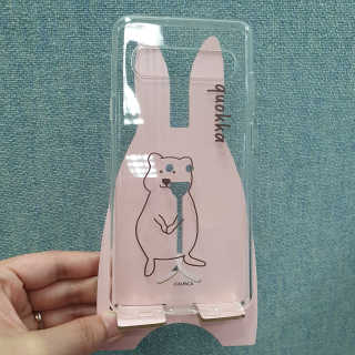알파카케이스 라인 쿼카 투명 젤리 폰케이스 — 5점을 준 리뷰어가 2020년 6월 올린 사용 사진