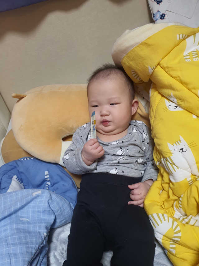 [풀무원베이비밀] 프로바이오락 베이비 뼈건강 유산균 리뷰 사진