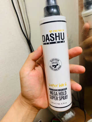 다슈코리아 다슈 포 맨 프리미엄 메가 홀드 슈퍼 스프레이 250ml — 5점을 준 리뷰어가 2020년 8월 올린 사용 사진