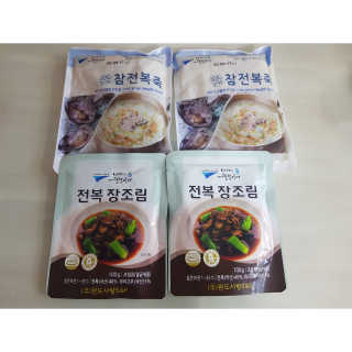바다는다웰빙이다 완도사랑 전복죽 250g - 2팩 + 전복장조림 2팩 — 4점을 준 리뷰어가 2020년 8월 올린 사용 사진