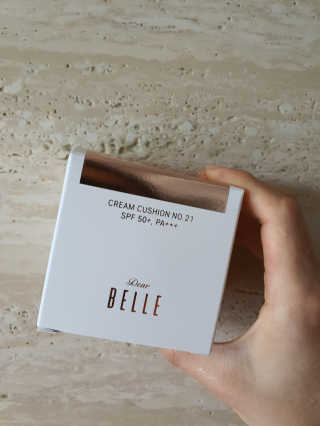 디어벨르 크림쿠션 DEAR BELLE CREAM COUSION — 3점을 준 리뷰어가 2020년 8월 올린 사용 사진