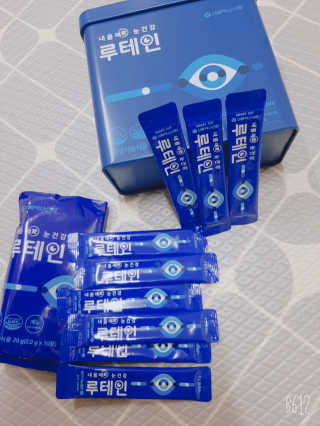 서울약사신협_내몸애눈건강루테인_2g x 50포 — 5점을 준 리뷰어가 2020년 12월 올린 사용 사진