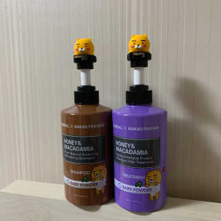 KUNDAL [쿤달 X 카카오프렌즈] 샴푸/트리트먼트 500ml 2구 세트 — 5점을 준 리뷰어가 2020년 11월 올린 사용 사진
