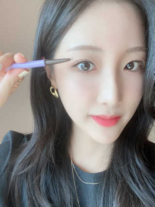 [블랙루즈] 하프하드 드로잉 마스터 아이브로우 3종 — 5점을 준 리뷰어가 2020년 8월 올린 사용 사진