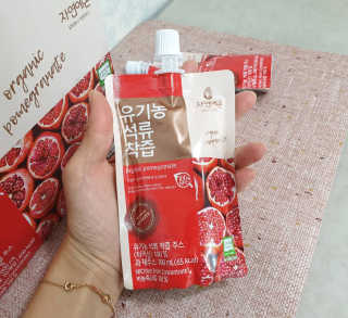자연에온 유기농 석류 착즙 100mL 10개입 2BOX — 5점을 준 리뷰어가 2020년 11월 올린 사용 사진