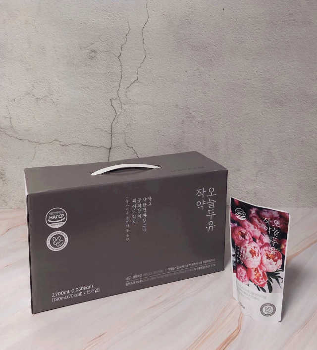 약콩과 작두콩으로 만든 오늘두유 작약 이벤트 리뷰 사진