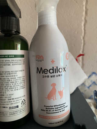 Medilox 메디록스 살균소독제_3종 500ml [택 1] — 5점을 준 리뷰어가 2020년 9월 올린 사용 사진