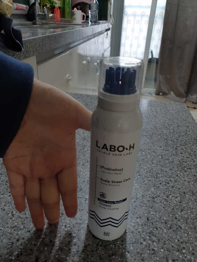 라보에이치 탈모증상완화 토닉 두피쿨링 리뷰 사진