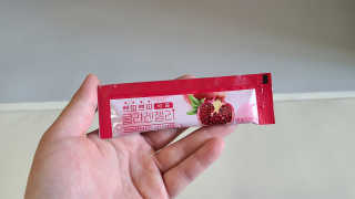헬스업_쁘띠쁘띠석류콜라겐젤리_20g x 14포 — 4.5점을 준 리뷰어가 2020년 9월 올린 사용 사진