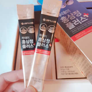 서울약사신협_투데이홍삼정플러스스틱_10g x 30포 — 5점을 준 리뷰어가 2020년 11월 올린 사용 사진