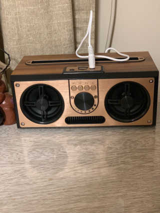 SEVIZ RETRO20W 레트로 블루투스 스피커 — 5점을 준 리뷰어가 2020년 9월 올린 사용 사진