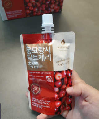 자연에온 몽모랑시 타트체리 착즙 100mL 10개입 2BOX — 5점을 준 리뷰어가 2020년 11월 올린 사용 사진