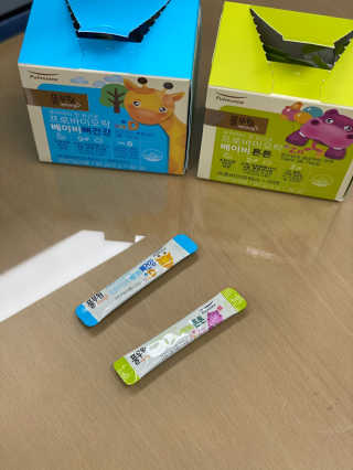[풀무원베이비밀] 프로바이오락 베이비 유산균 SET — 5점을 준 리뷰어가 2020년 12월 올린 사용 사진