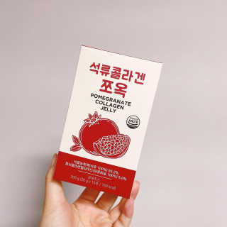 조은약초 석류콜라겐 석류즙 석류쪼옥 젤리 스틱 15포 x 20g — 5점을 준 리뷰어가 2020년 7월 올린 사용 사진