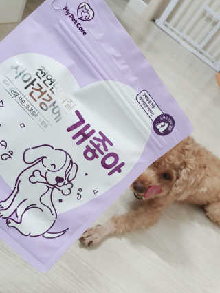 My Pet Care 천연단백질 치아건강에 개좋아 — 5점을 준 리뷰어가 2020년 11월 올린 사용 사진