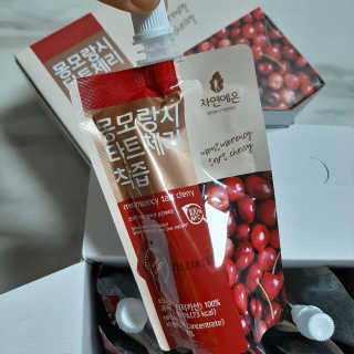자연에온 몽모랑시 타트체리 착즙 100mL 10개입 2BOX — 5점을 준 리뷰어가 2020년 9월 올린 사용 사진